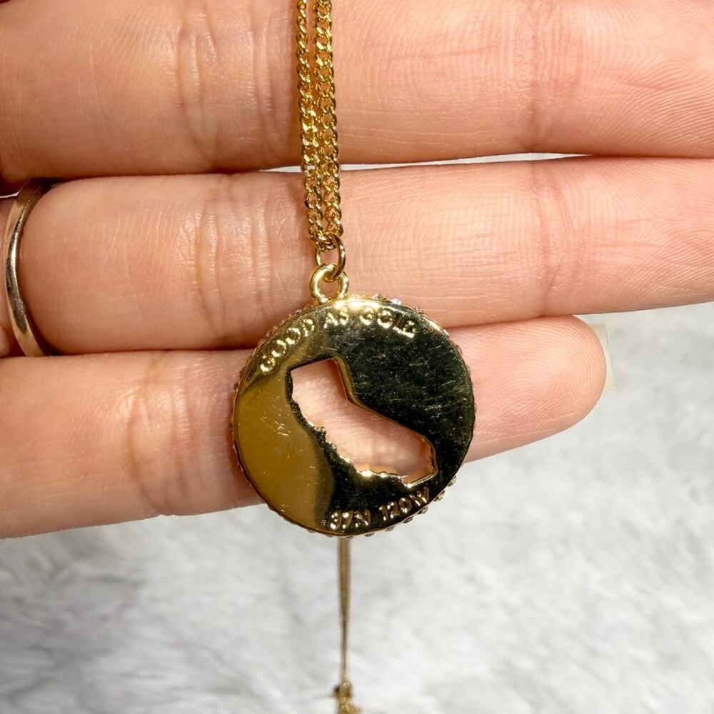 Kate Spade New York "State of Mind" California Pendant Necklace